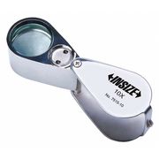 Insize Illuminated Magnifier, 10X Power 7515-10