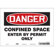 Condor Safety Sign, 7 in Height, 10 in Width, Vinyl, Vertical Rectangle, English, 465K40 465K40