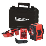 Johnson Level & Tool Laser, Red, Horizontal/Vertical Projection 40-6649