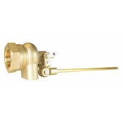 Zoro Select Float Valve, Brass, 2", Pipe Mount, Angle R605T-2-7
