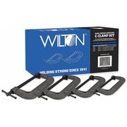 Wilton C-Clamp Set, 8", Iron, Light Duty 11115