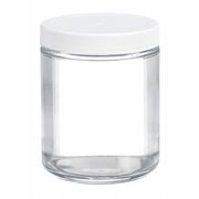 Wheaton Glass Jar, 8 oz, PK12 W216905