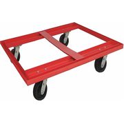 Zoro Select Pallet Dolly, 48x42, Cap 3600 lb, Steel 48J083