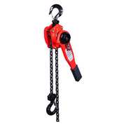 Dayton Lever Chain Hoist, 1500 lbs. Load Capacity, 15 ft. Hoist Lift, 29/32 in. Hook Opening 48ME55
