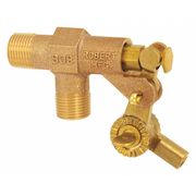 Bob Float Valve, 1/2 in., Pipe, Brass, MNPT R400-1/2