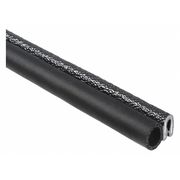 Trim-Lok Trim Seal, EPDM, 100 ft Length, 0.61 in Overall Width, Style: Trim with a Top Bulb 3062B3X1/16A-100