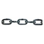 Pewag Chain, 10 ft L, Trade Size 1/8 in., 304L SS 4893/10