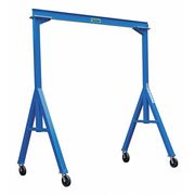 Zoro Select Fixed Gantry Crane, Steel, Blue, 2000 lb. FHS-2-10