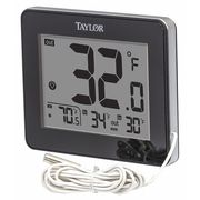 Taylor Digital Thermometer, 14 Degrees to 140 Degrees F for Wall or Desk Use 1710