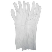 Condor Inspection Gloves, White, Light, Men L, PK12 48UR63