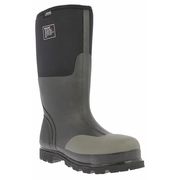Bogs Footwear Size 9 Men's Steel Rubber Boot, Black 69172-001 M 9