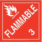 Jj Keller Flammable Liquid Placard, Polystyrene 529