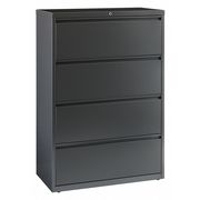 Hirsh 36" W 4 Drawer Lateral File Cabinet, Charcoal, Letter 17632
