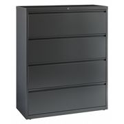 Hirsh 42" W 4 Drawer Lateral File Cabinet, Charcoal, Letter 17647