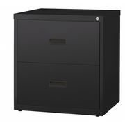 Hirsh 30" W 2 Drawer Lateral File Cabinet, Black, Letter 14955