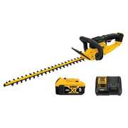 Dewalt Battery-Powered Hedge Trimmer Kit, 22 in L 20 V 5.0Ah Lithium-Ion Electric DCHT820P1