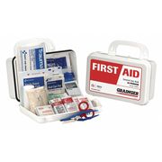 Zoro Select First Aid Kit, Serves 10 People, 55 Components, OSHA Compliant, Plastic Case 59287