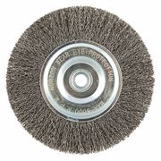 Zoro Select Wire Wheel Brush, Crimped, Carbon Steel 66252839088