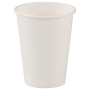 Zoro Select Paper Hot Cup, 12oz., White, PK1000 EHC12-W