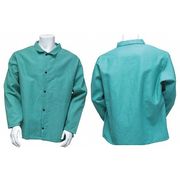 Chicago Protective Apparel Jacket, Green, S, Fits Chest 36" 600-GR-S