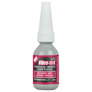 Vibra-Tite Threadlocker, VIBRA-TITE 140, Red, High Strength, Liquid, 10 mL Bottle 14010