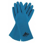 Mcr Safety 12" Chemical Resistant Gloves, Natural Rubber Latex, S, 1 PR 6885S