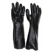 Mcr Safety 18" Chemical Resistant Gloves, PVC, L, 12PK 6218
