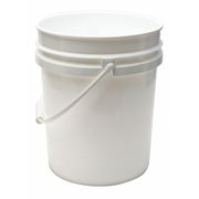 Zoro Select Pail, 5.0 gal., Plastic Handle, 11-7/8 in L ROP2150-WP