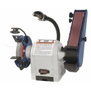 Dayton Combination Belt and Bench Grinder, 6 in Max. Wheel Dia, 5/8 in Max. Wheel Thickness 49H006