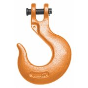 Campbell Chain & Fittings 5/16" Alloy Clevis Slip Hook, Forged Alloy, Painted Orange 4403415