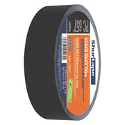 Shurtape Duct Tape, 55m L, Adhesion 104 oz/in, Black PC 657 BLK-48mm x 55m-24 rls/cs