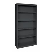Sandusky Lee Bookcase, Vertical, Elite, 4, Black, Steel BA40341272-09