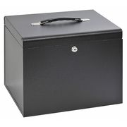 Buddy Products File Box, Letter, Black, Steel 0604-4