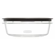 Rubbermaid Commercial Square Storage Canister, 3-37/64 in. H 1937692