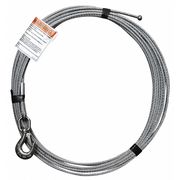 Oz Lifting Products Cable, Galvanized Steel, 1200 lb. OZGAL.25-55B