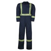 Big Bill Flame Resistant Coverall, Navy, UltraSoft(R), XL 1325US7-XLR-NAY