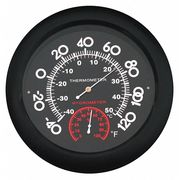 Zoro Select Analog Thermometer, -40 to 120 Degree F 49T437