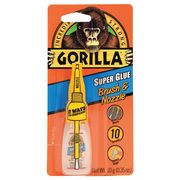 Gorilla Glue Construction Adhesive, Super Glue Brush & Nozzle Series, White, 9 oz, Cartridge 7500101