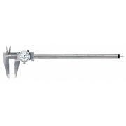 Tesa Brown & Sharpe Dial Caliper, Stainless Steel, White 00589046