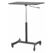 Victor Technology Mobile Adj. Stand, Black, 44in H x 22in L DC500