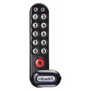 Codelocks Electronic Lock, Non-Handed, Keypad KL1006KIT-BLK