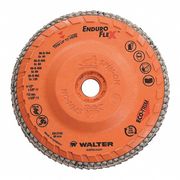 Walter Surface Technologies Flap Disc, Coarse, Grit 40, 4-1/2"Dia. 06B454