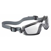 Bolle Safety Safety Goggles, Clear Anti-Fog, Scratch-Resistant Lens, Cobra TPR Series 40246