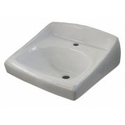 Sloan White Bathroom Sink, Wall Mount SS-3103-A