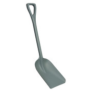 Remco Hygienic Shovel, Polypropylene Blade, Gray Polypropylene Handle 698188