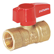 Zoro Select Manual 2-Way Ball Valve, IPS, Brass 60011