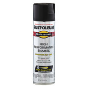 Rust-Oleum Rust Preventative Spray Paint, Black, Flat, 15 Oz 7578838