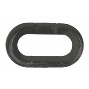 Zoro Select Chain Link, Black, 1-1/2" Size, Plastic 30703-10