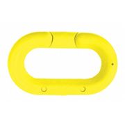 Zoro Select Chain Link, Yellow, 2" Size, Plastic 51702-10