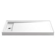 Kohler Shower Base, Cast Iron, White, 4" H, 34" W K-9177-0